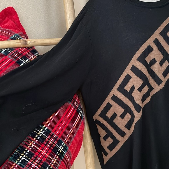 FENDI Roma Made in Italy 100% Wool Knitwear Pullover - Picture 4 of 15